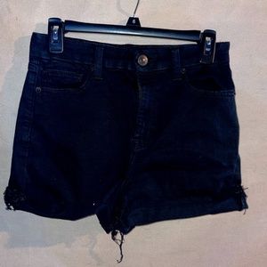 AE Black High-Waisted Shorts